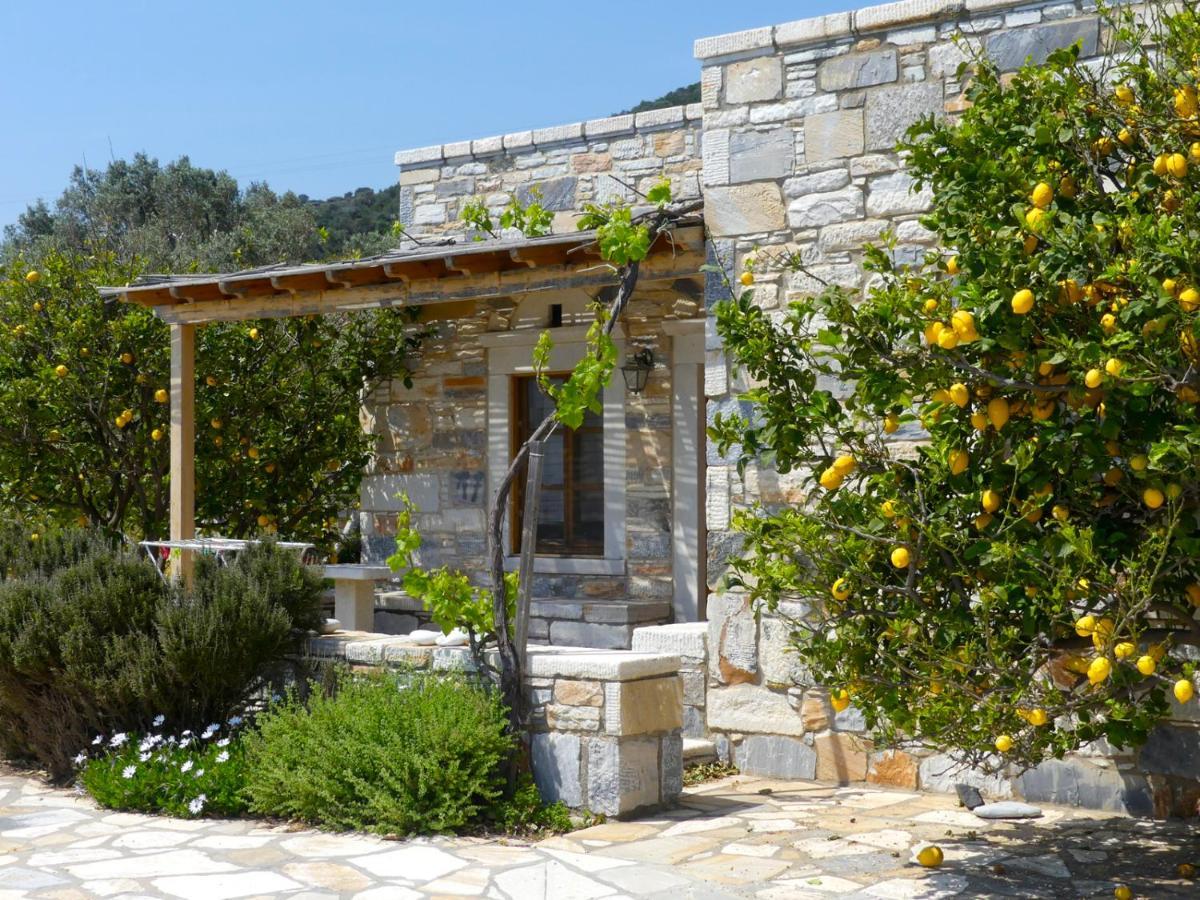 Traditional Stone-Built Cottages Azalas Moutsoúna Exterior foto