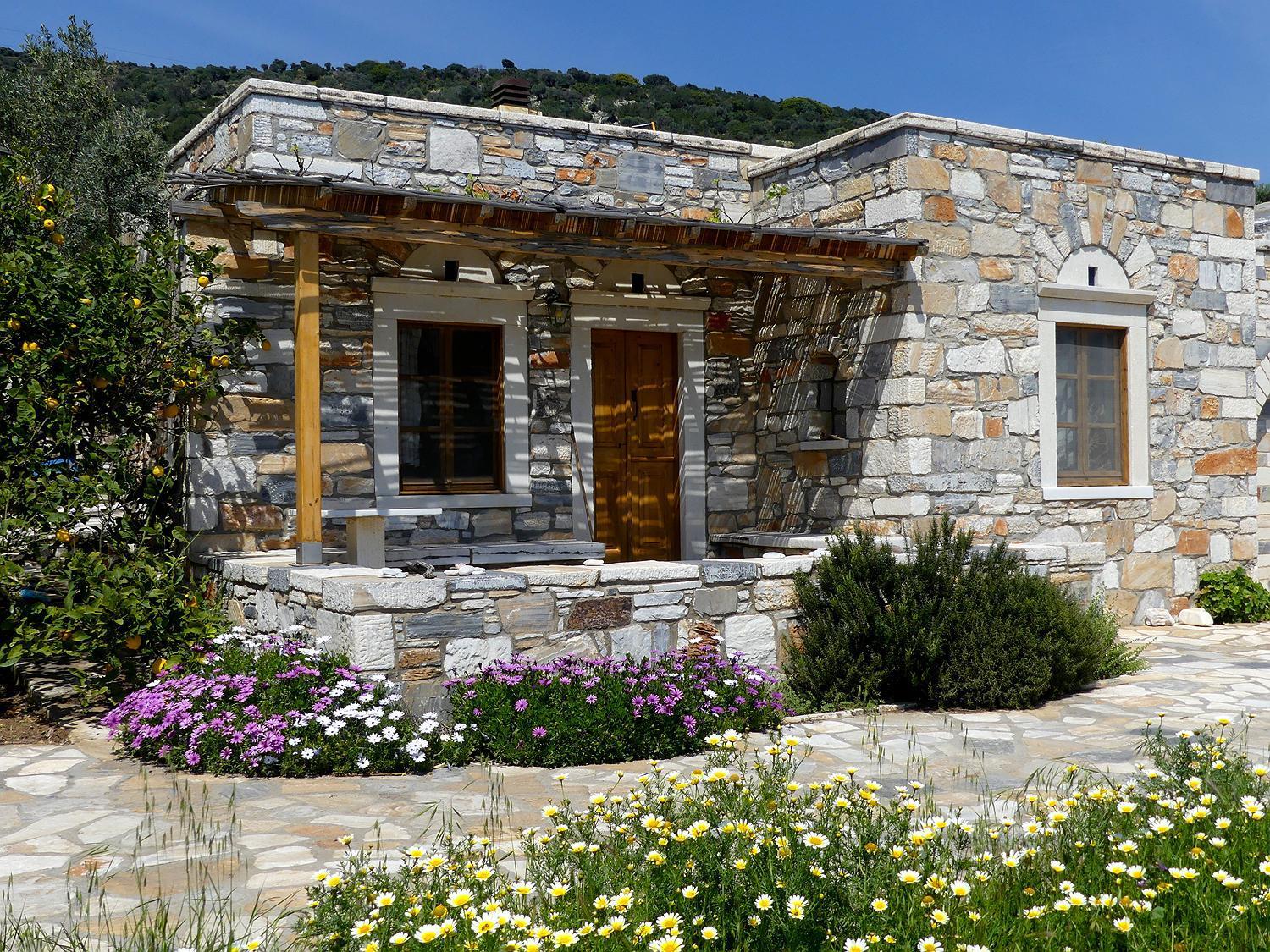 Traditional Stone-Built Cottages Azalas Moutsoúna Exterior foto